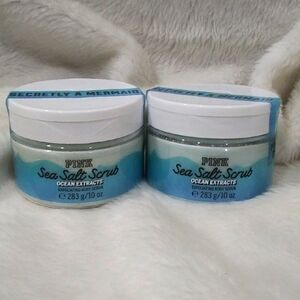 PINK Victoria's Secret Ocean Extracts Sea Salt Exfoliating Body Scrub